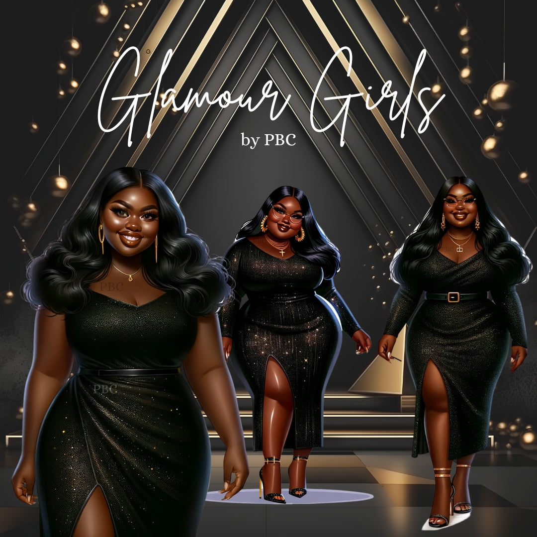 Glamour Girls Design Element - Commercial License Included