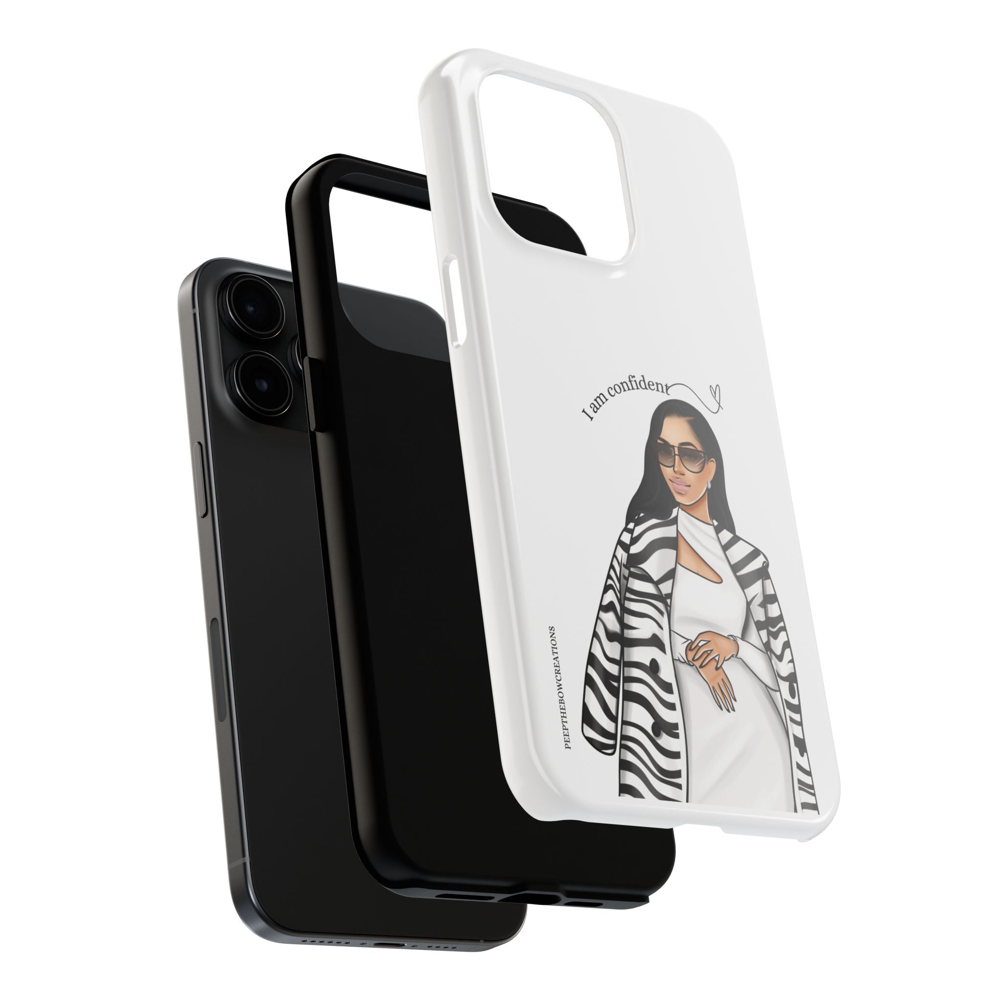 I am confident vanilla Tough Phone Cases