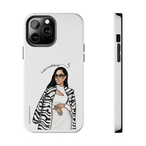 I am confident vanilla Tough Phone Cases