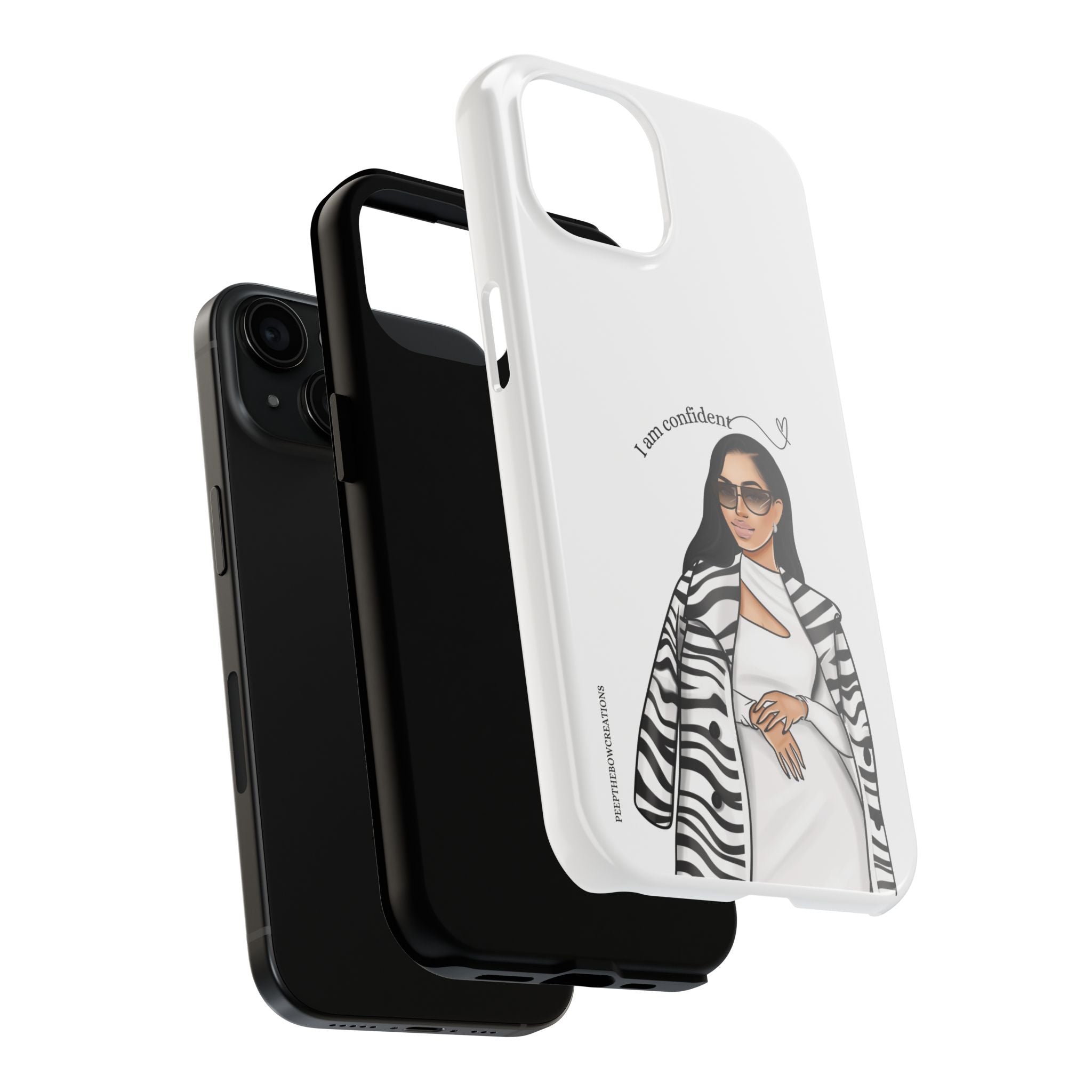 I am confident vanilla Tough Phone Cases