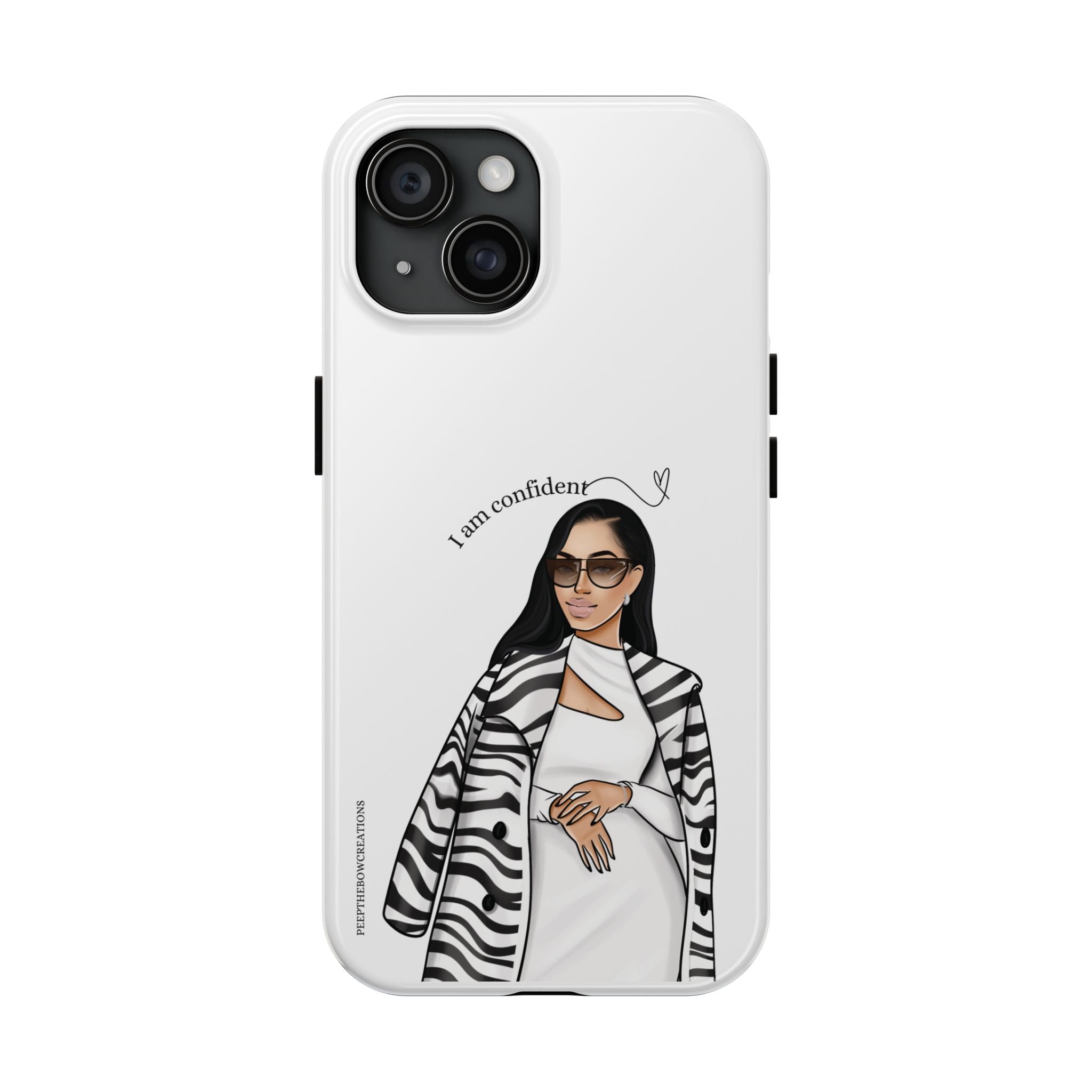 I am confident vanilla Tough Phone Cases