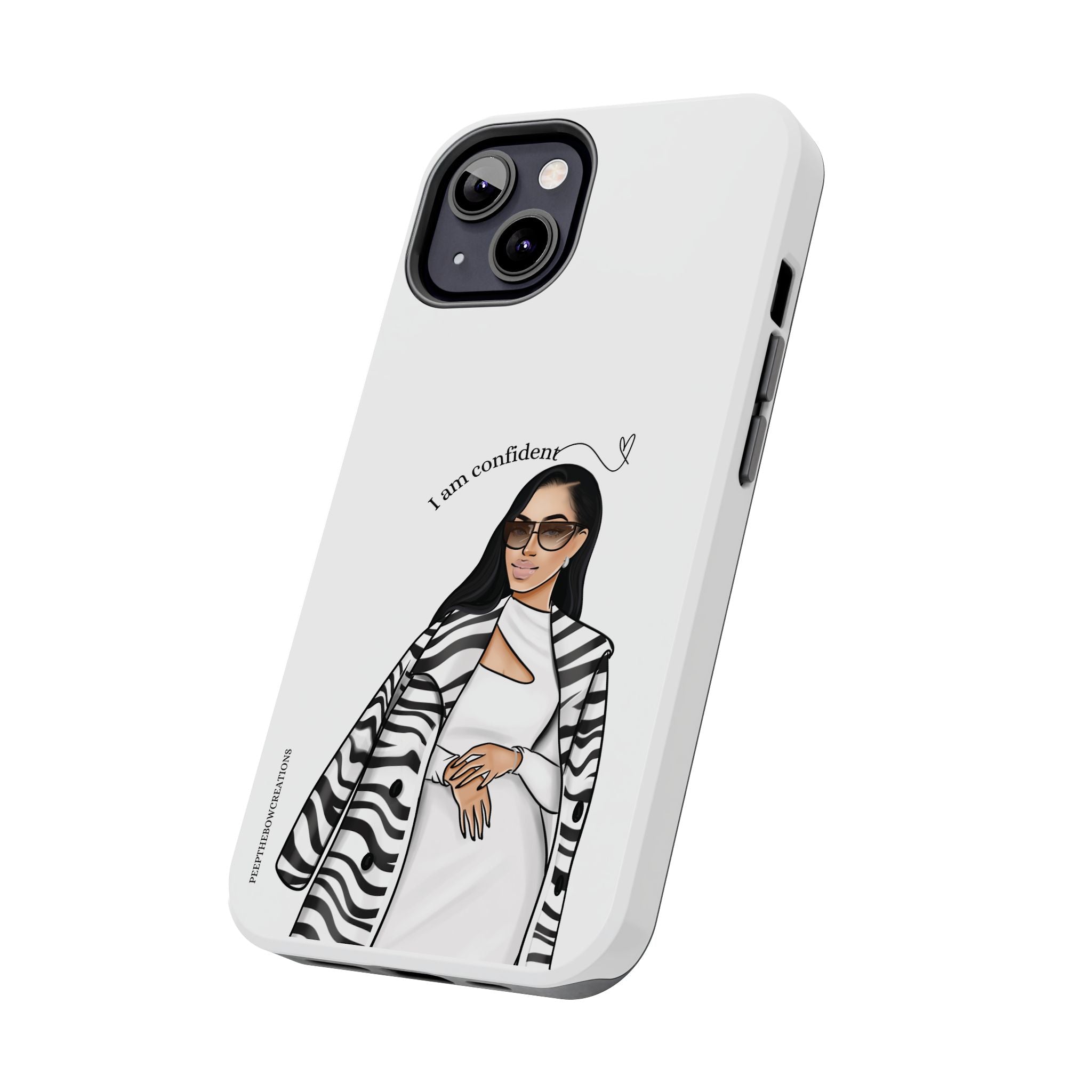 I am confident vanilla Tough Phone Cases