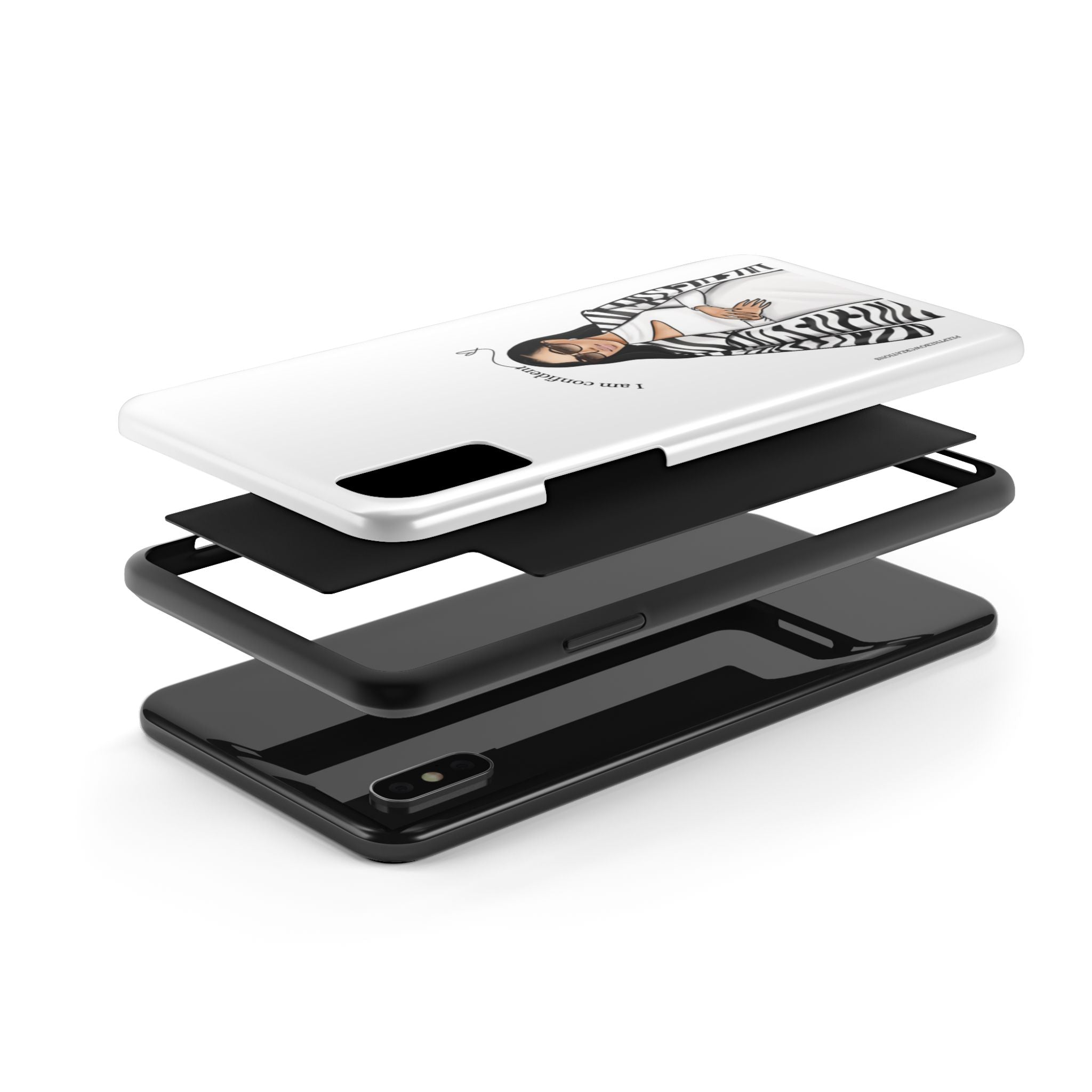 I am confident vanilla Tough Phone Cases