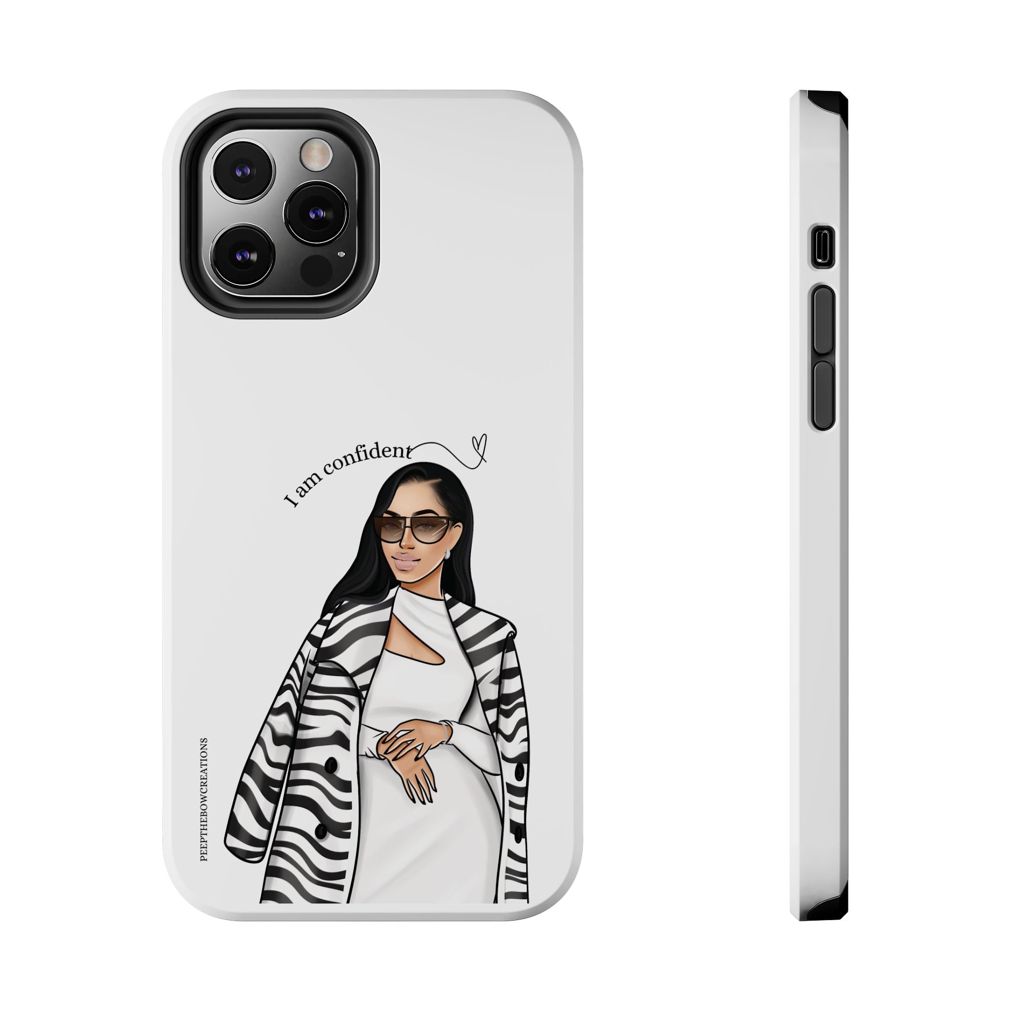 I am confident vanilla Tough Phone Cases