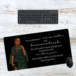 Breaking Barriers Desk mouse pad