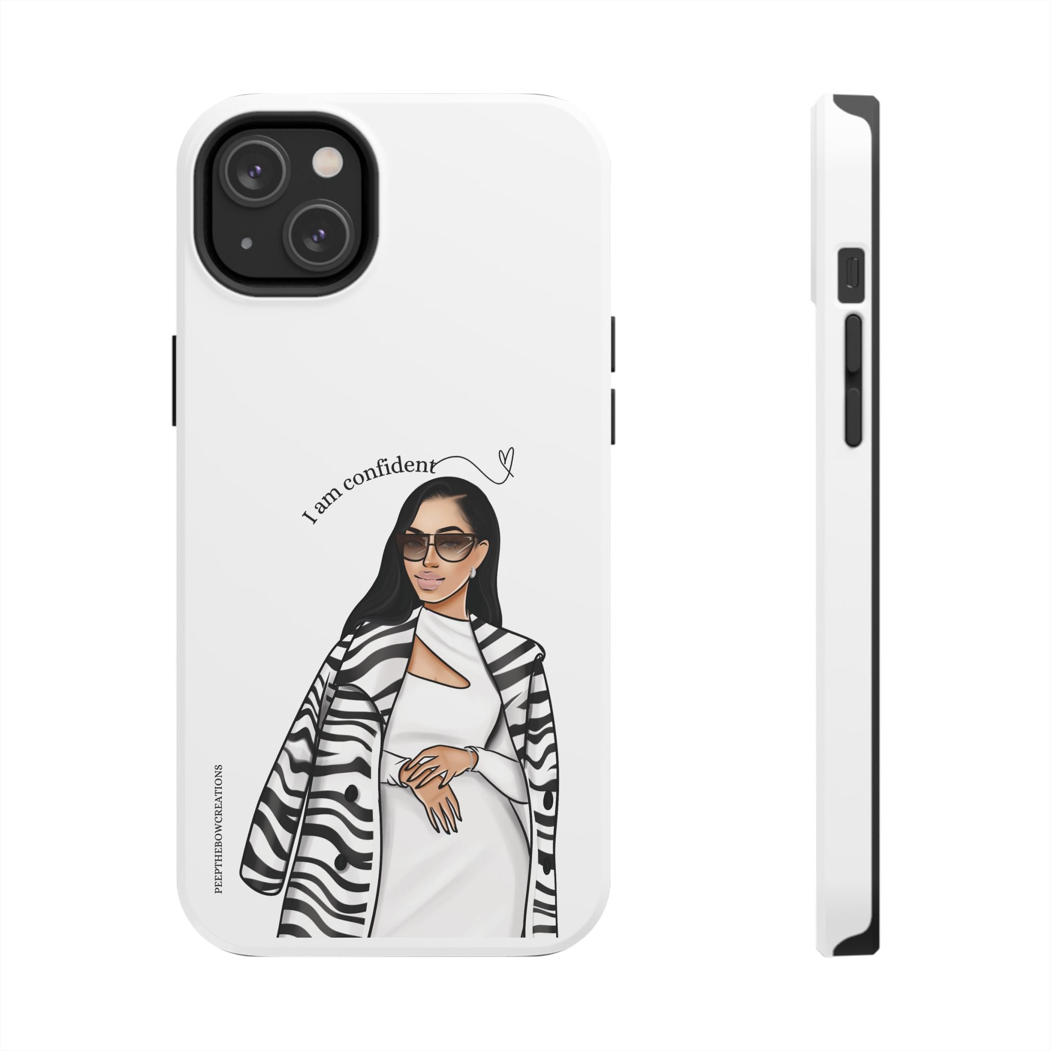 I am confident vanilla Tough Phone Cases