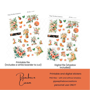 Peaches n Cream (Printable and Digital)
