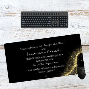 Breaking Barriers 2 Desk mouse pad