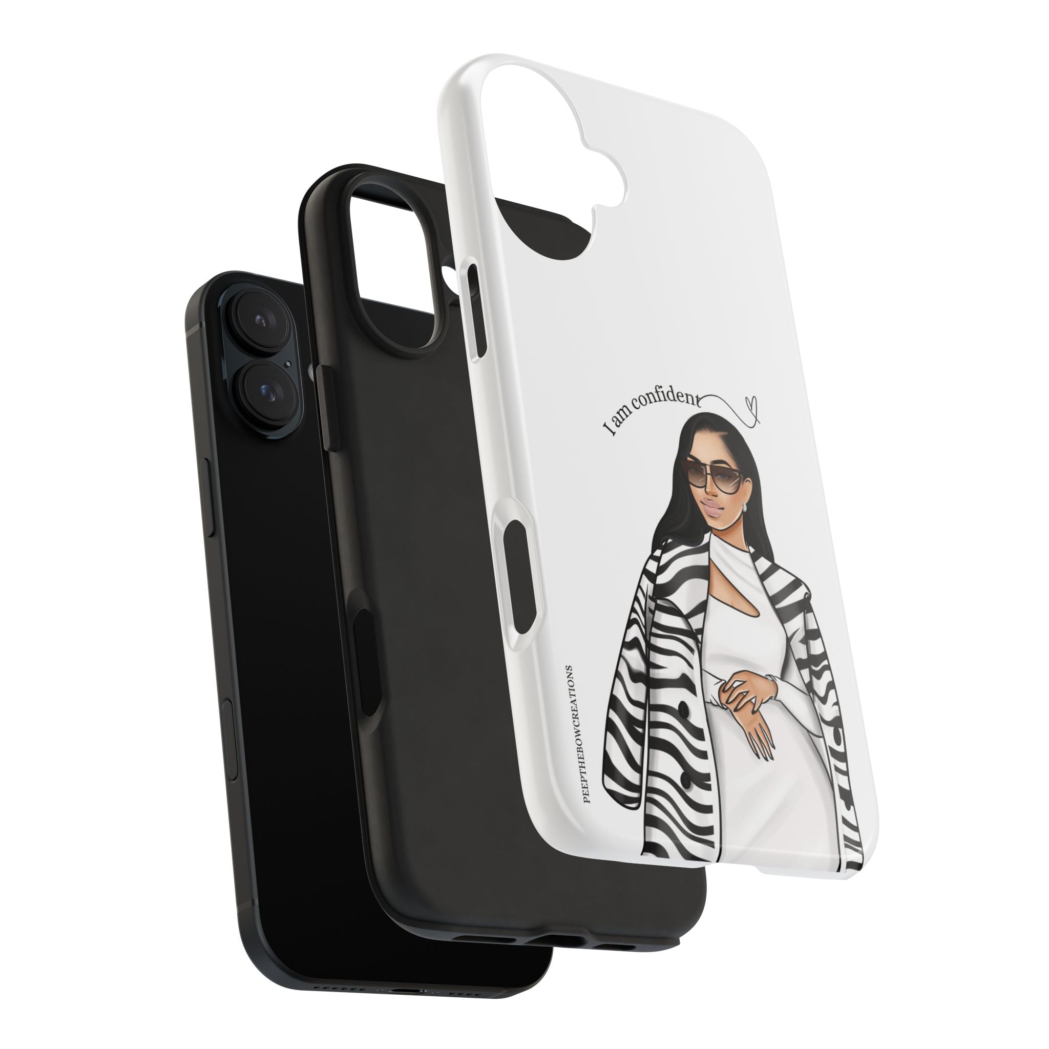 I am confident vanilla Tough Phone Cases
