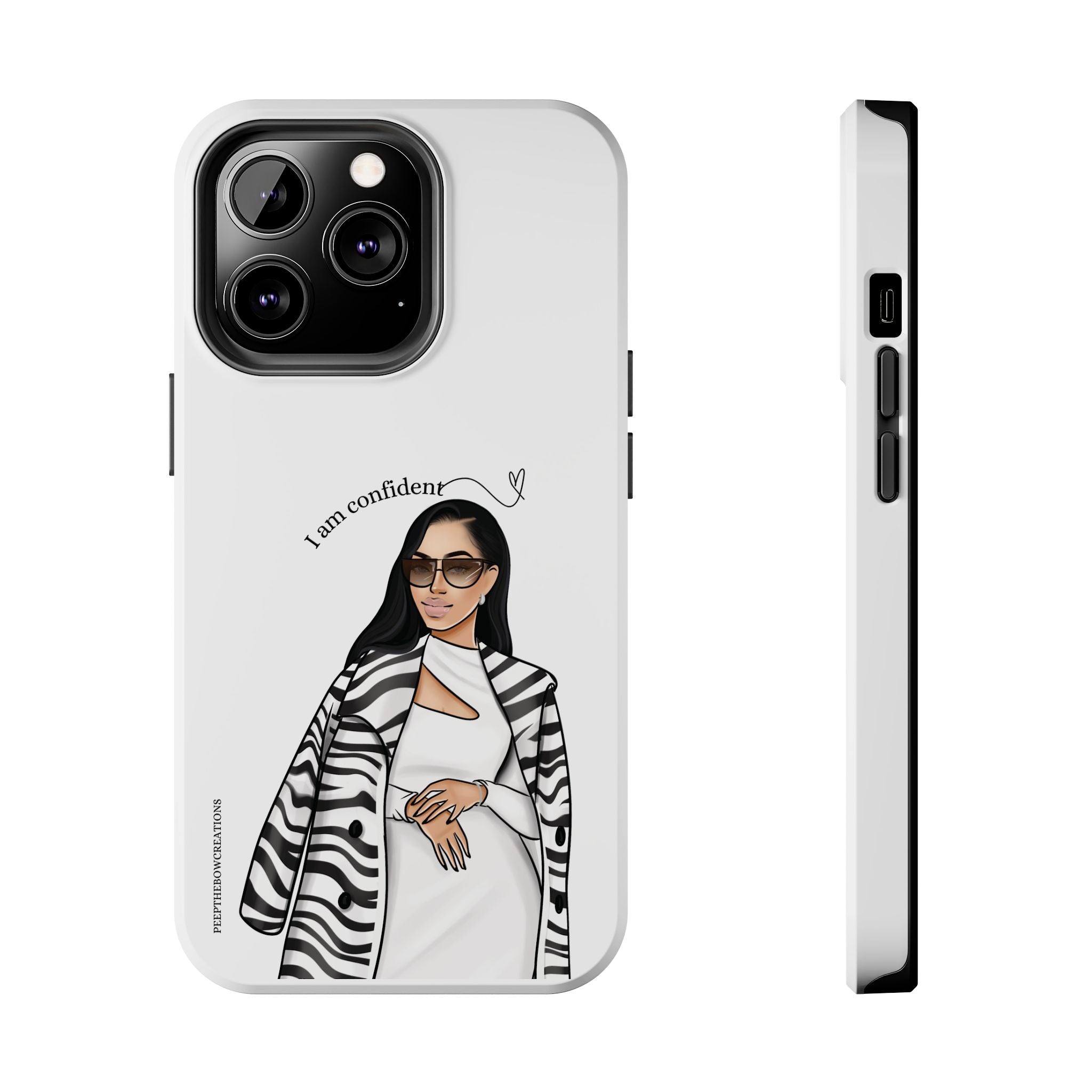 I am confident vanilla Tough Phone Cases
