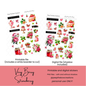 Very Berry Strawberry (Printable and Digital)