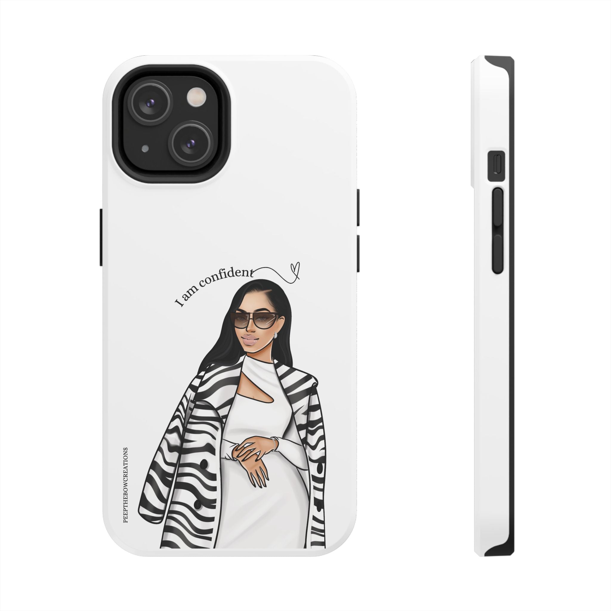 I am confident vanilla Tough Phone Cases