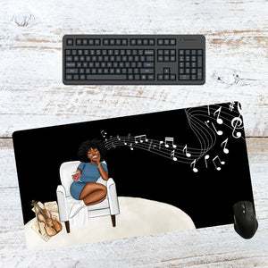 Music Notes Desk mouse pad