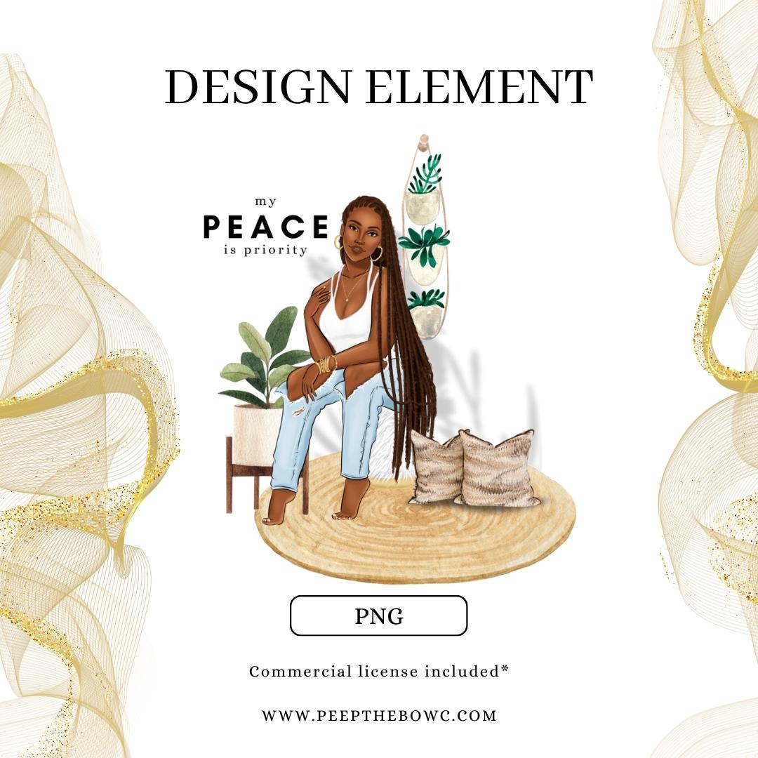 My Peace Is Priority Design Element - Commercial License Included