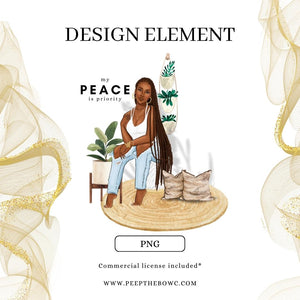 My Peace Is Priority Design Element - Commercial License Included