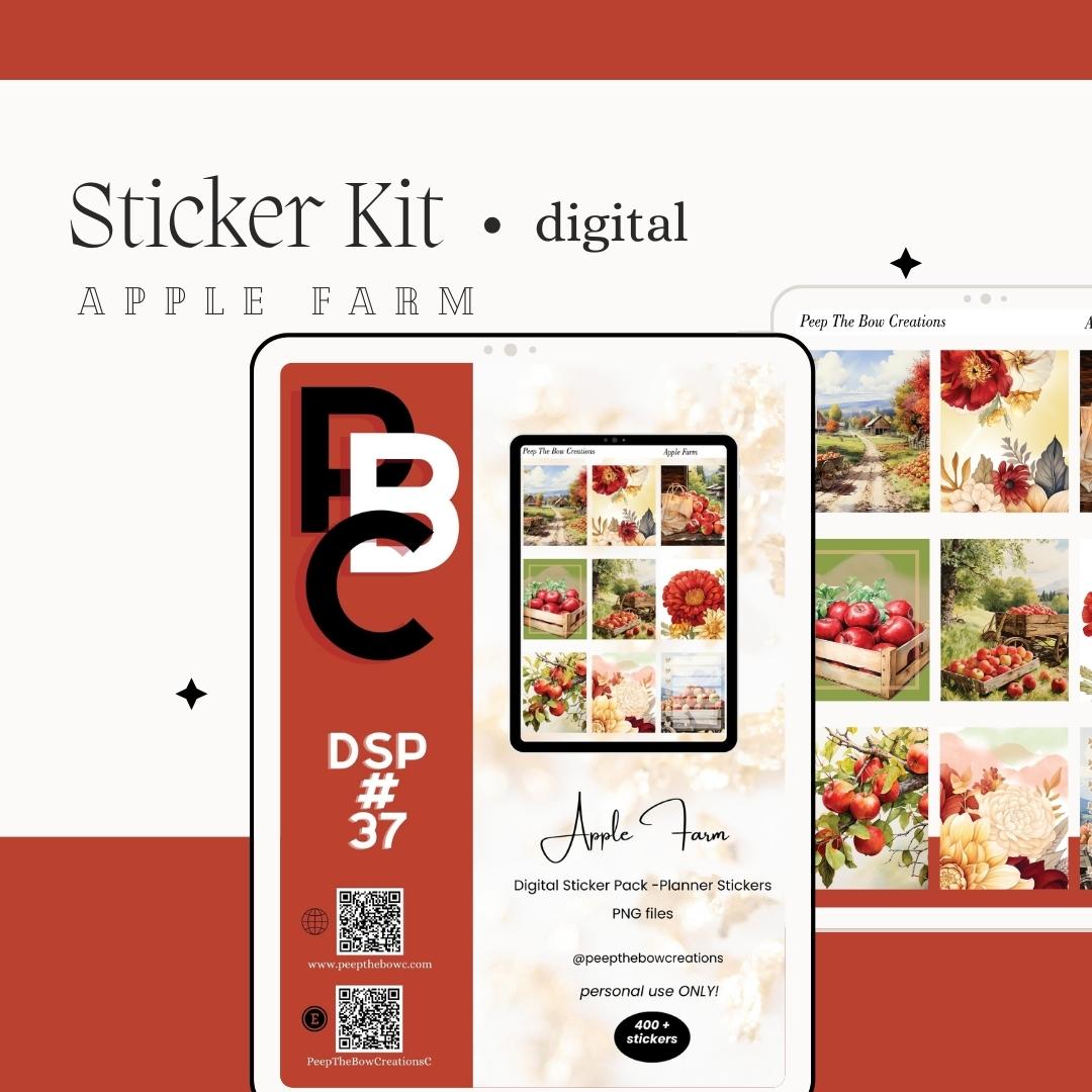 Apple Farm Sticker kit DSP-37