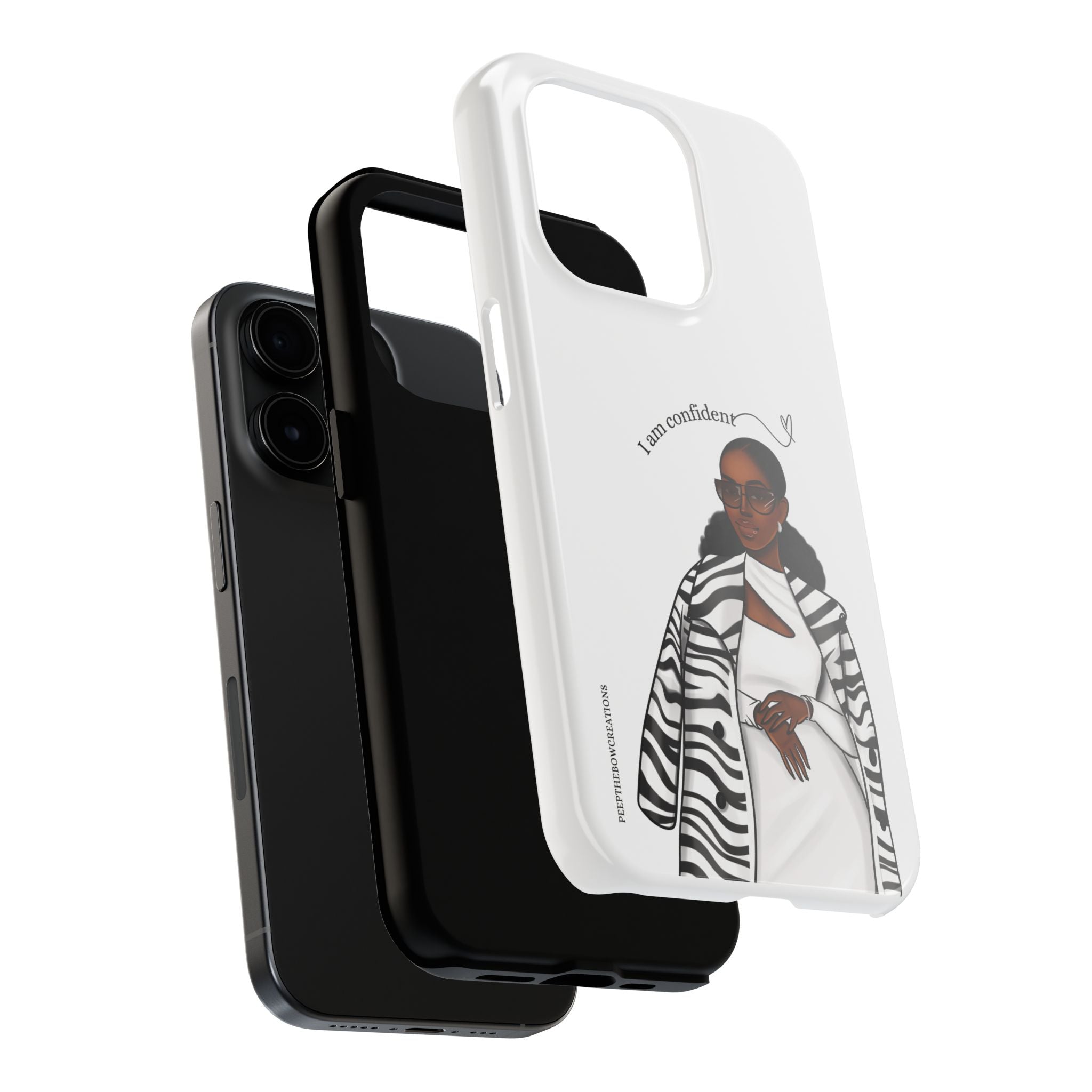 I am confident chocolate Tough Phone Cases