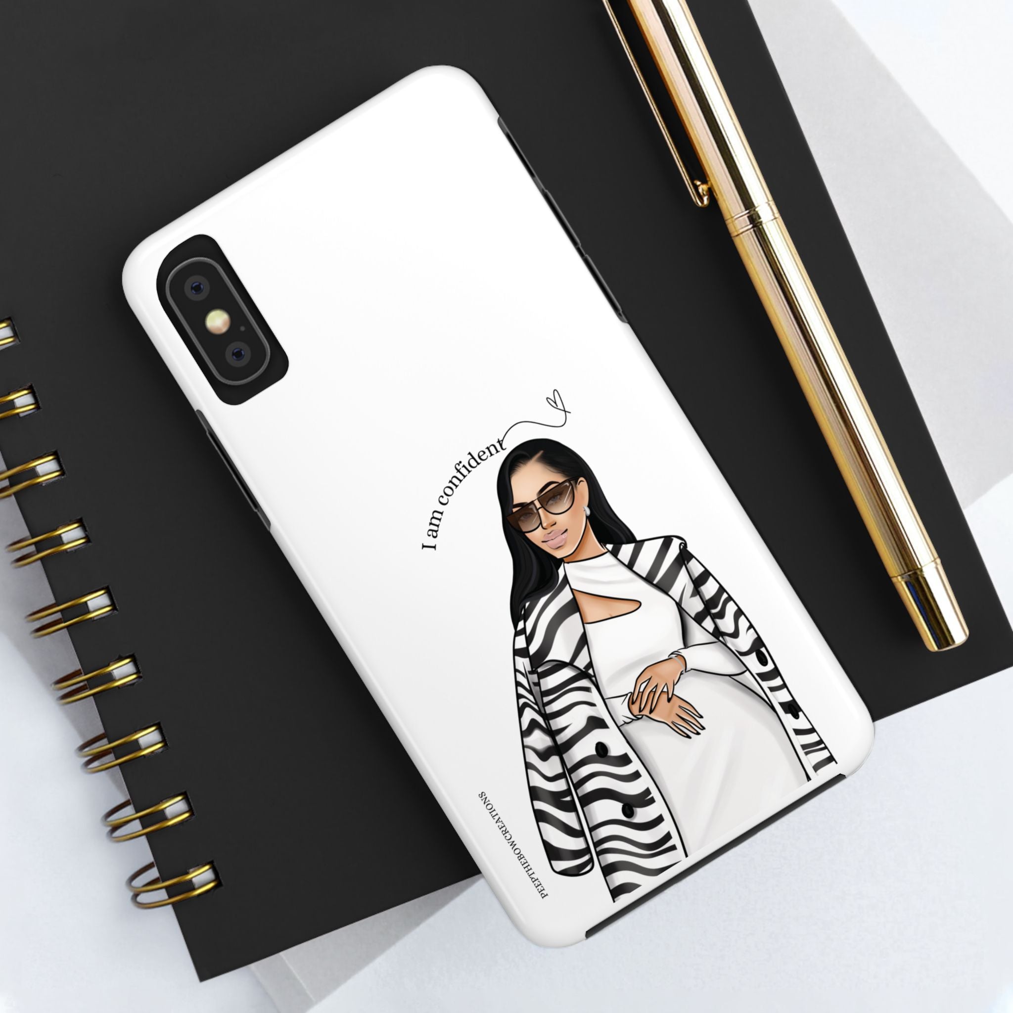I am confident vanilla Tough Phone Cases