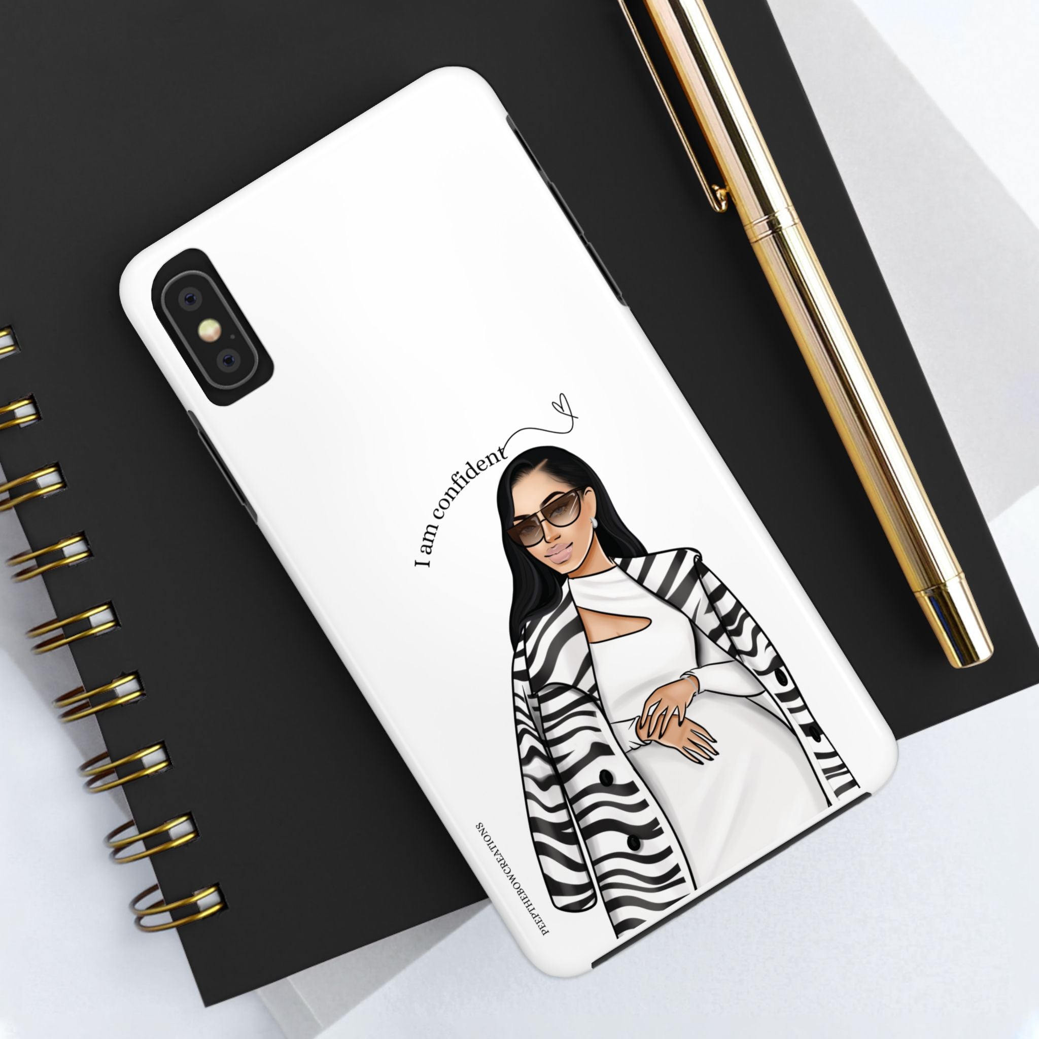 I am confident vanilla Tough Phone Cases