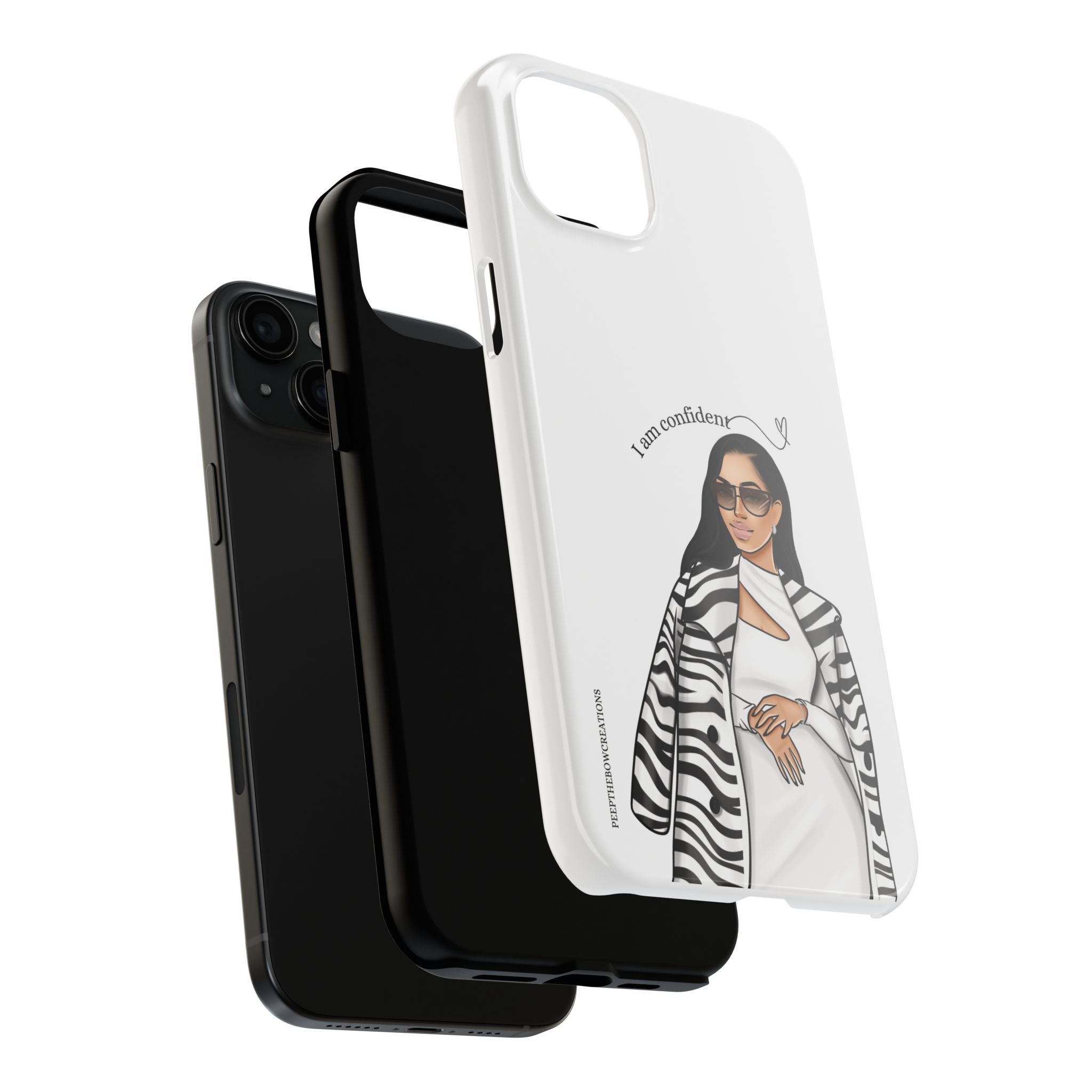 I am confident vanilla Tough Phone Cases