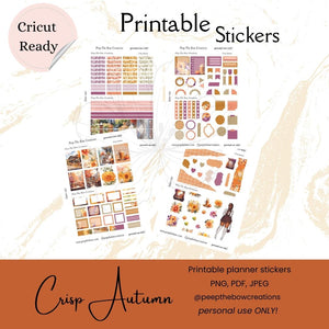 Crisp Autumn Sticker kit DSP-38