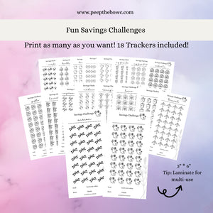 Fun Savings Trackers on demand!