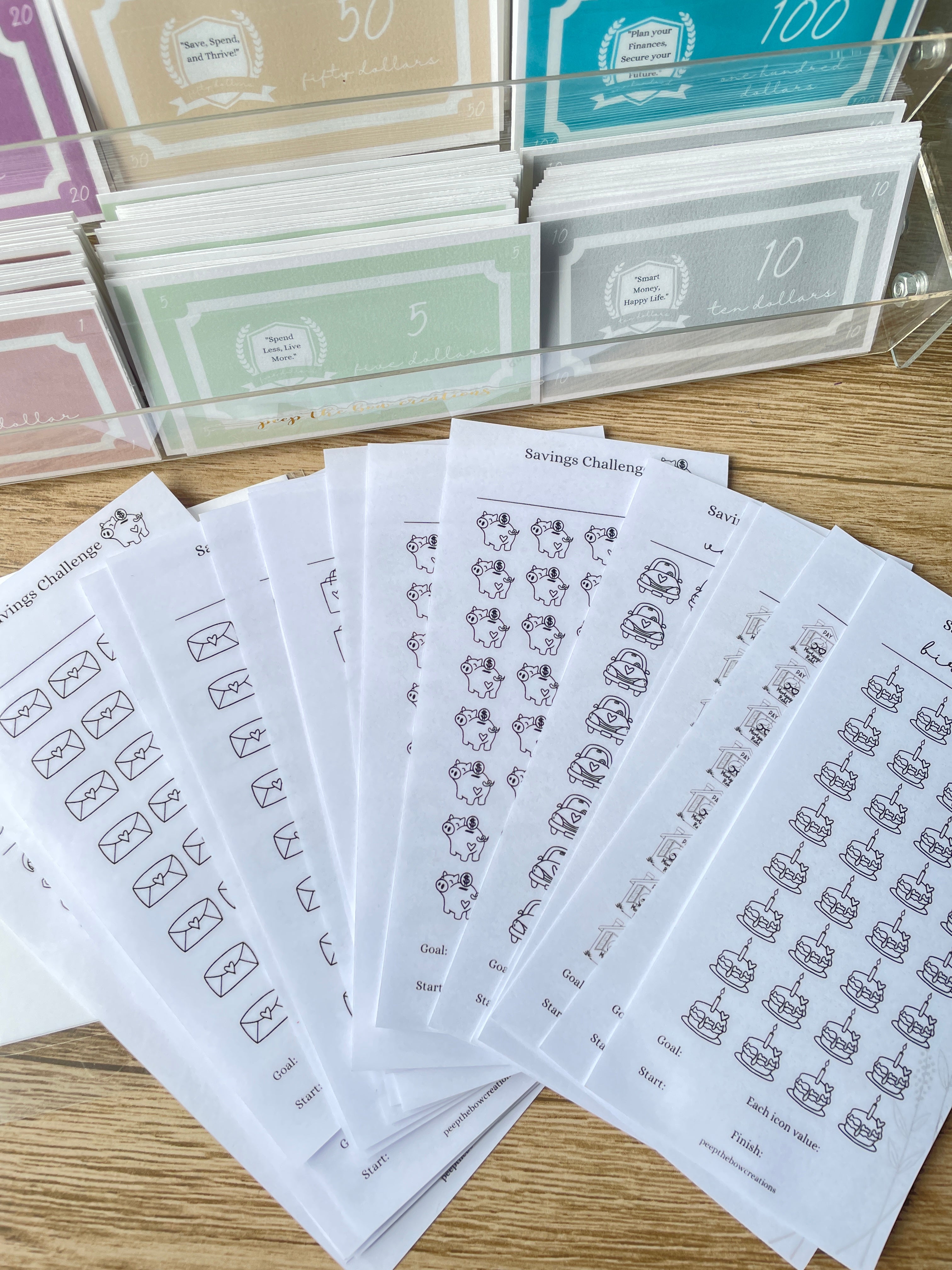 Fun Savings Trackers on demand!