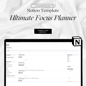 Notion Ultimate Focus Planner