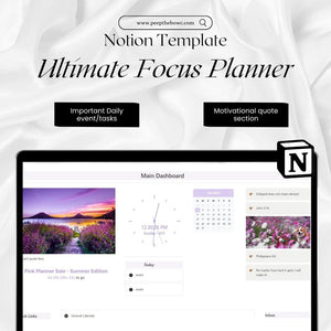Notion Ultimate Focus Planner