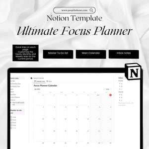 Notion Ultimate Focus Planner