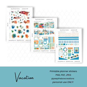 Vacation Sticker kit DSP-29