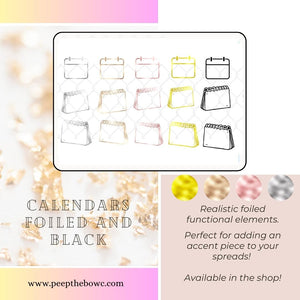 Foiled Calendars