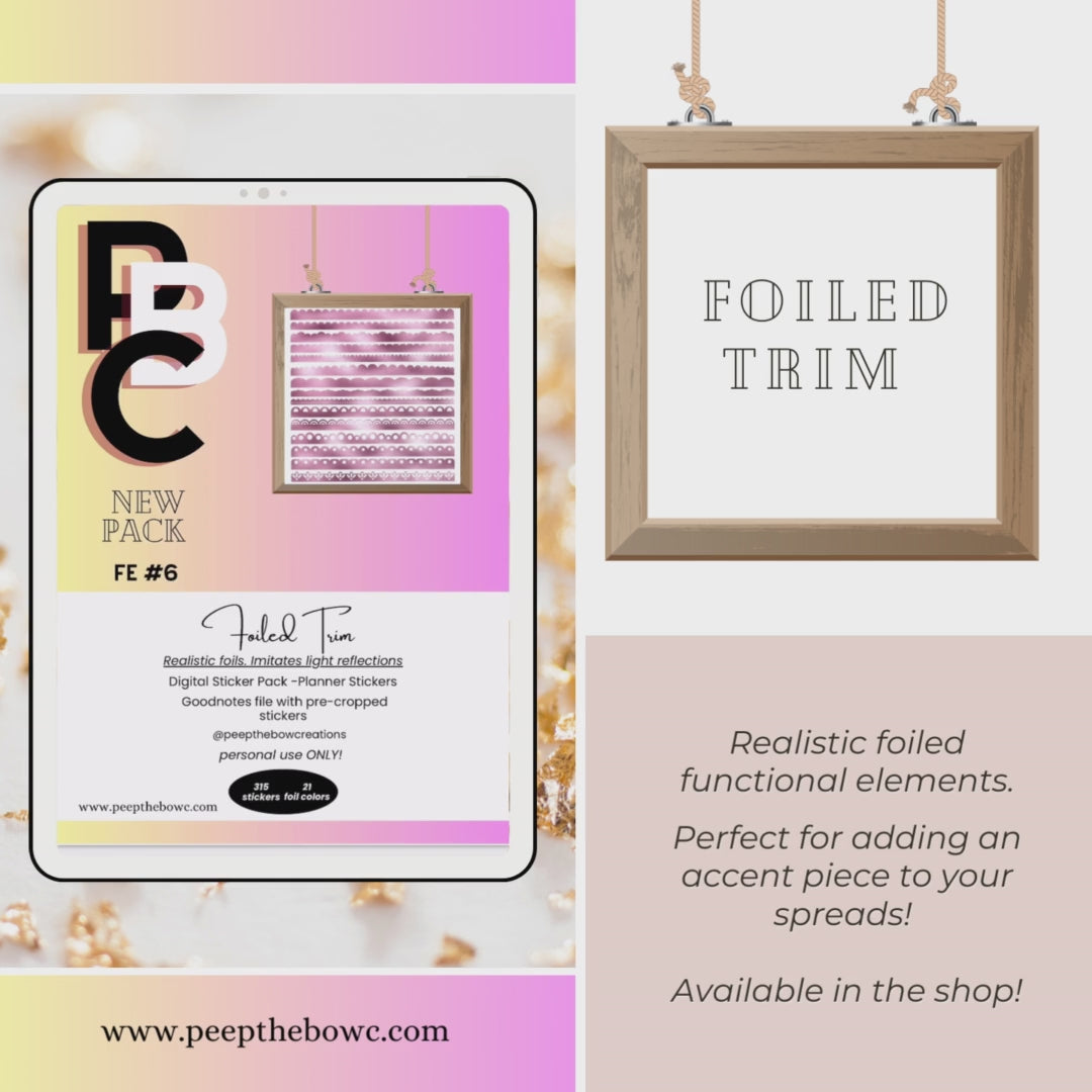 Foiled Trim