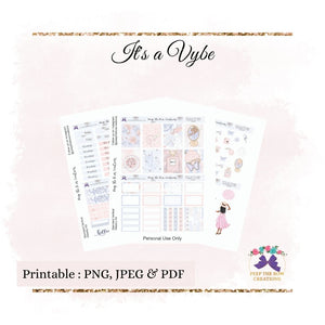 It's A Vybe - Feb Kit Of The Month PRINTABLE