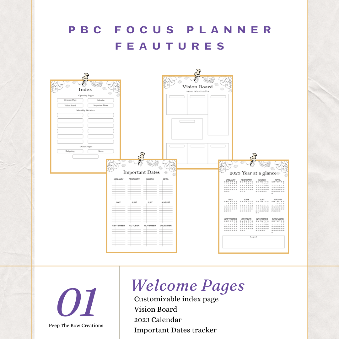 Burlap Focus Planner