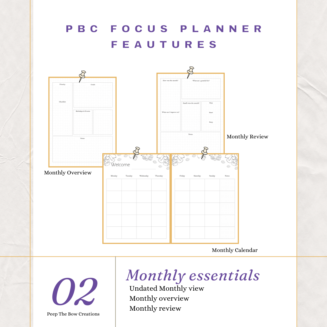 Cabana Mama Focus Planner (Vanilla)