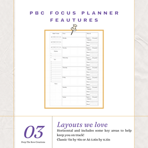 Burlap Focus Planner