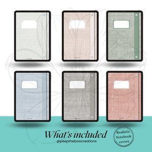 Realistic Textured Burlap Covers