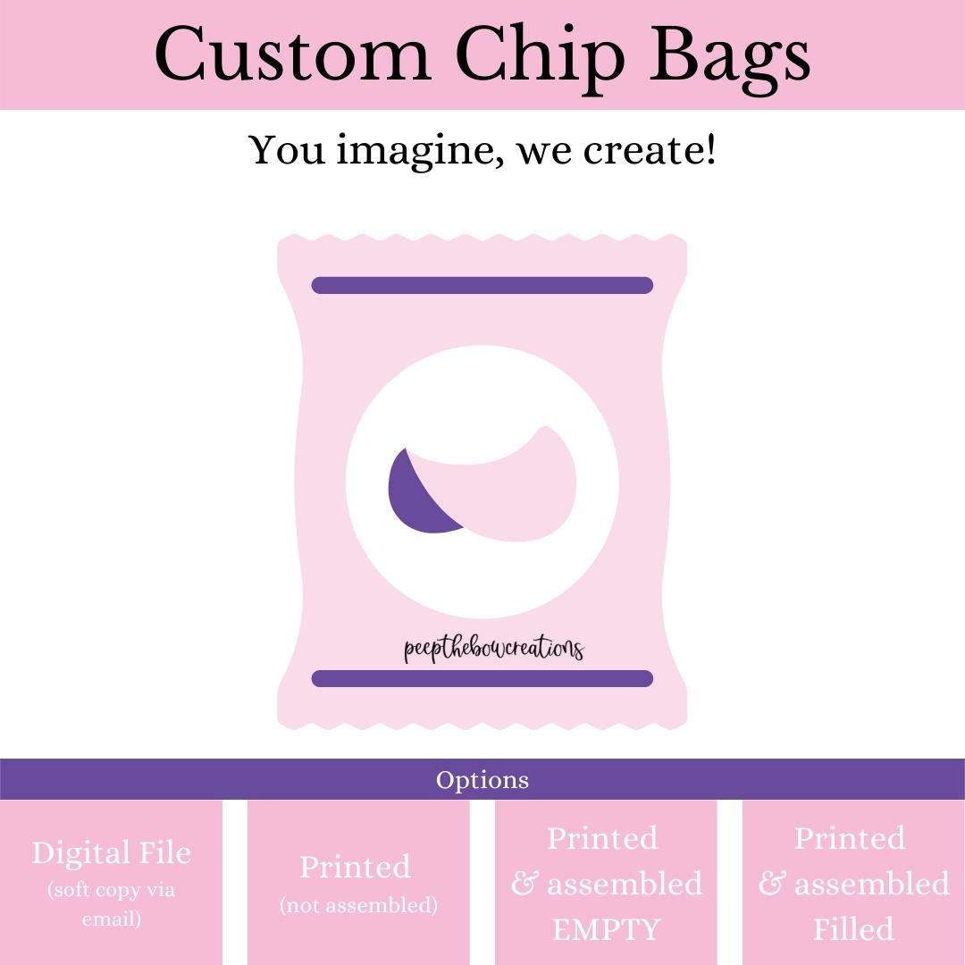 Custom Party Chip Bags