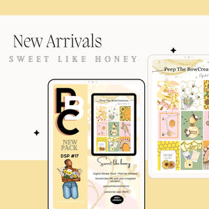 Sweet like honey Stickers DSP-17
