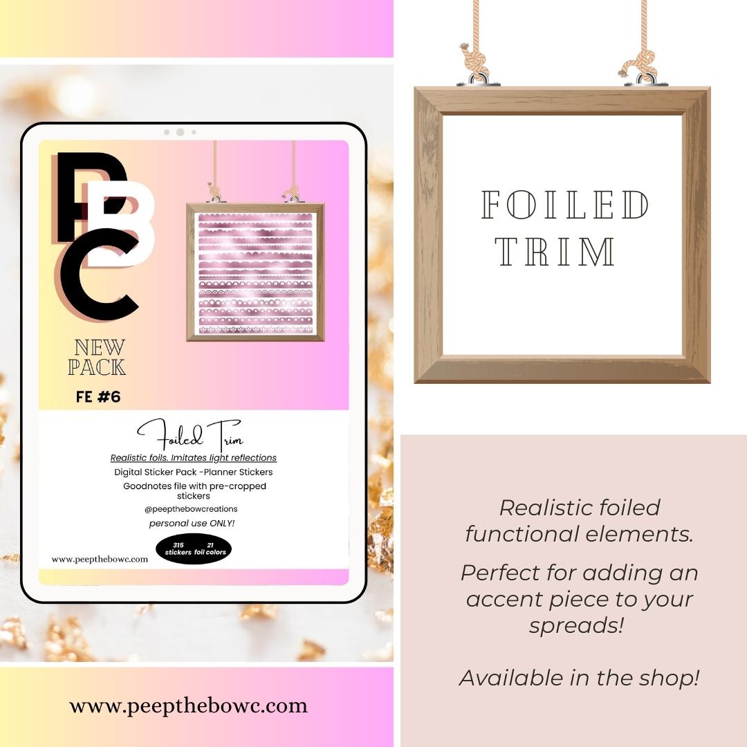 Foiled Trim