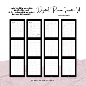 Digital Planner Inserts V1
