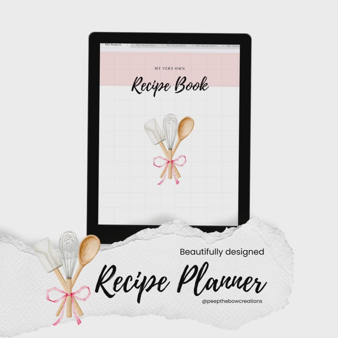 Recipe Book Vol. 1 - Digital
