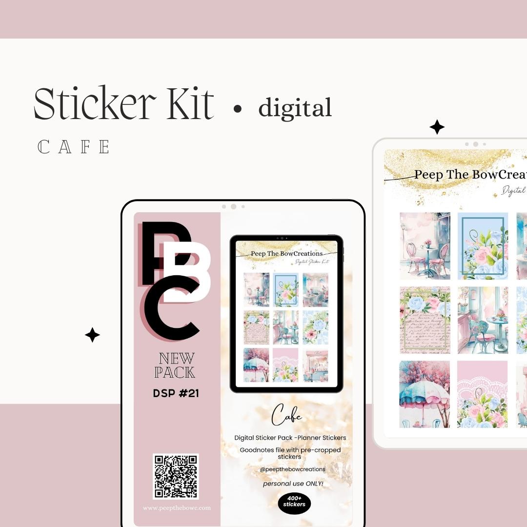 Cafe Stickers DSP-21