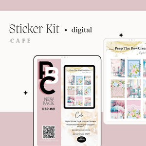 Cafe Stickers DSP-21