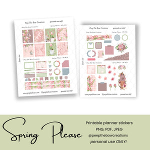 Spring Please Stickers DSP-16