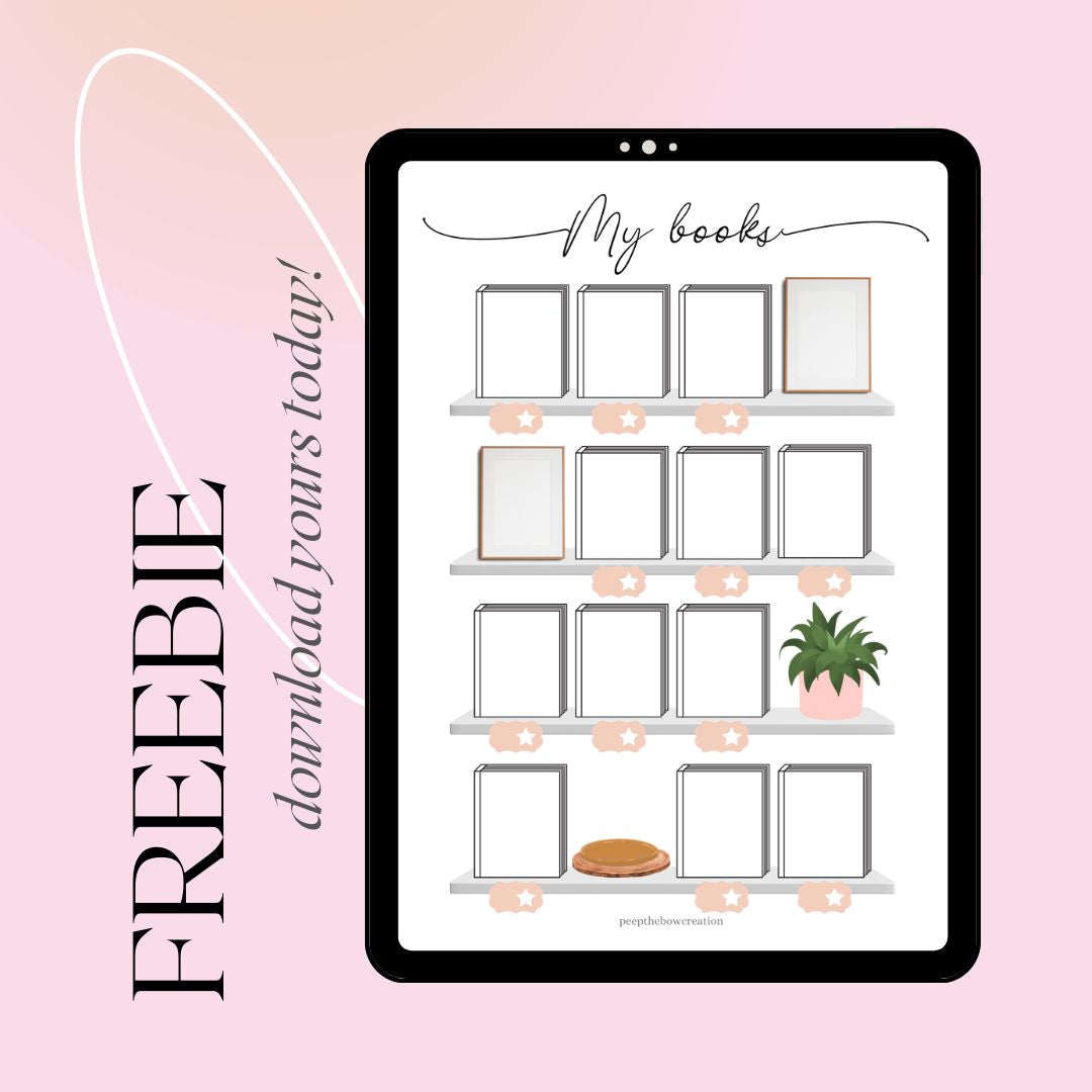 My Bookshelf FREEBIE