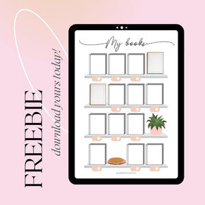 My Bookshelf FREEBIE