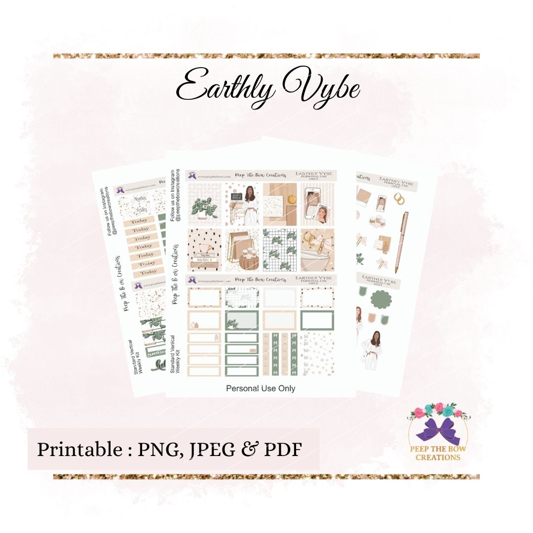 Earthly Vybe - PRINTABLE