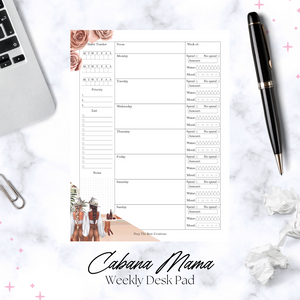 Weekly Desk Planners